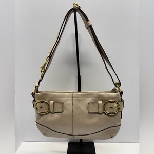 Coach Leather Handbag in Beige